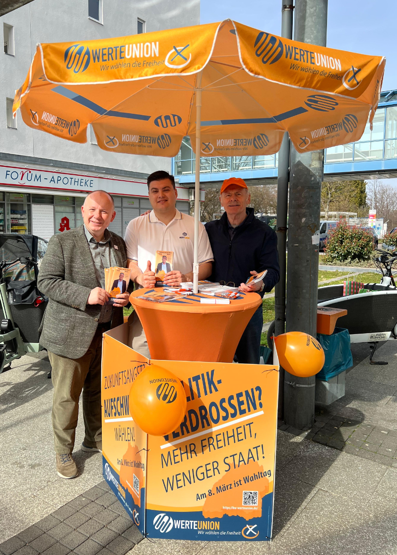 WerteUnion Infostand